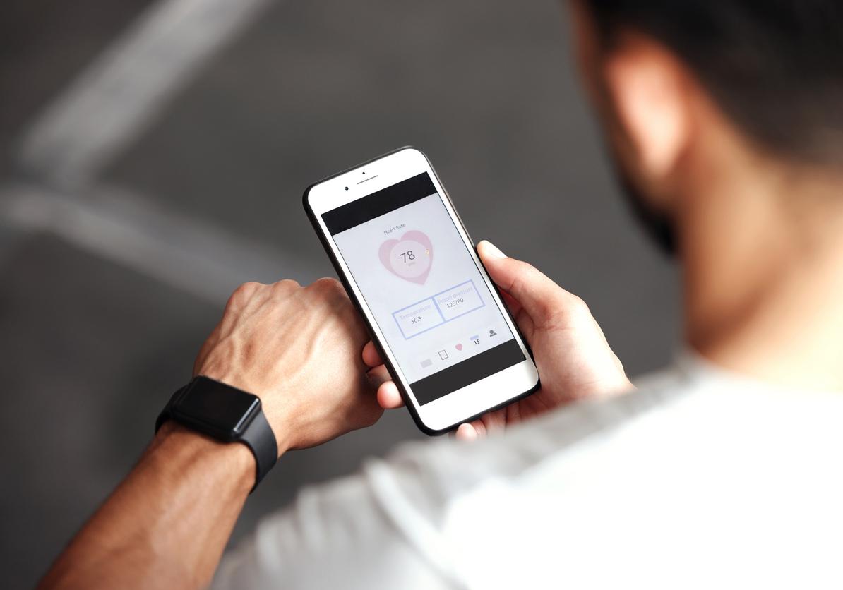 man smartwatch